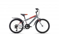 Obrázek: SCOOBY 1.0 - matná šedá / neónová červená 11"