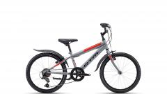 Obrázek: SCOOBY 1.0 - matná šedá / neónová červená 11